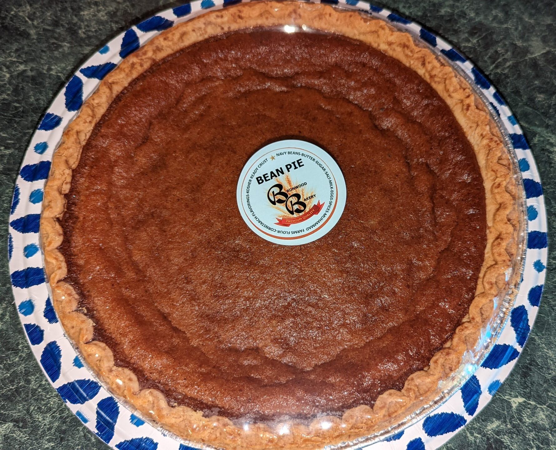 Bean Pie with sticker