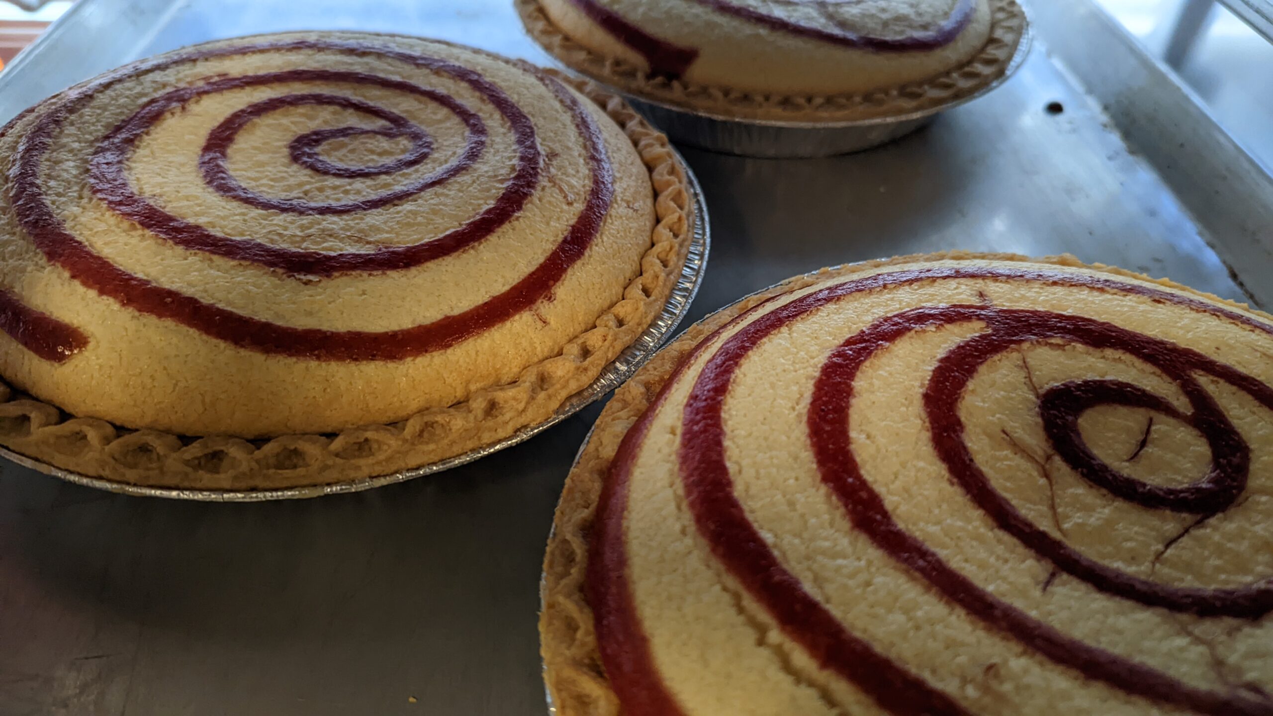 Strawberry cheese pie